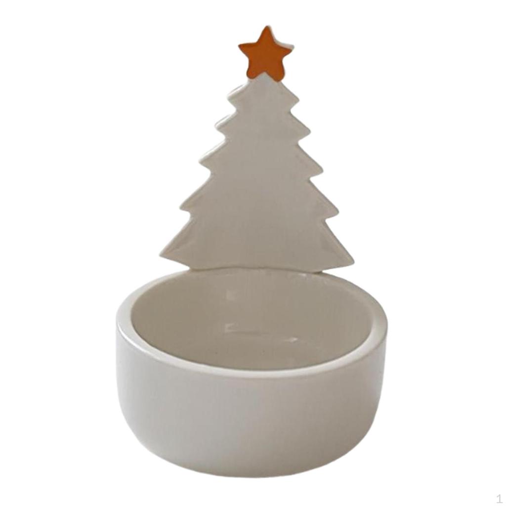 Weihnachts-Teelichthalter Kerzenbecher Klein Dekoratives Baumdesign für Tisch