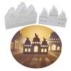 Mosque Shaped Resins Molds, Mosque Shaped Silicones Molds for Making Tealight Holder Decorations Desk Decorations