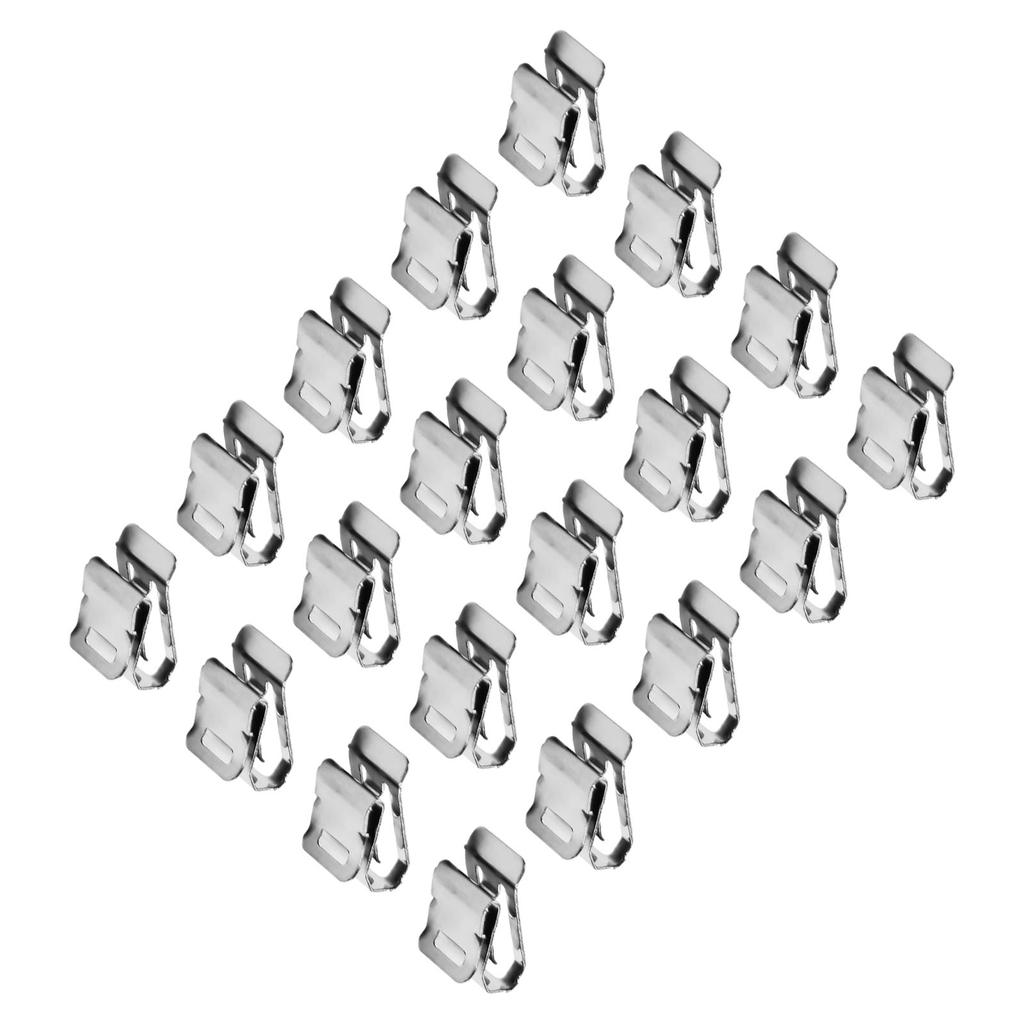 Photovoltaic Cable Clips 2050 PCS Stainless Steel Edge Clip Solar Cable Tie for Cable Management and Protection On Solar Panels