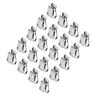 Photovoltaic Cable Clips 2050 PCS Stainless Steel Edge Clip Solar Cable Tie for Cable Management and Protection On Solar Panels