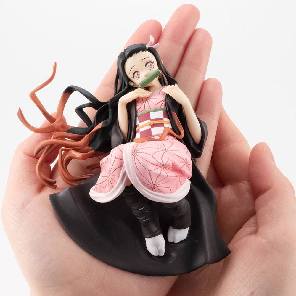 MegaHouse G.E.M. Series Demon Slayer: Kimetsu No Yaiba Palm-Sized Nezuko-chan One More, Approximately 120mm PVC Pre-painted Complete Figure MH83027