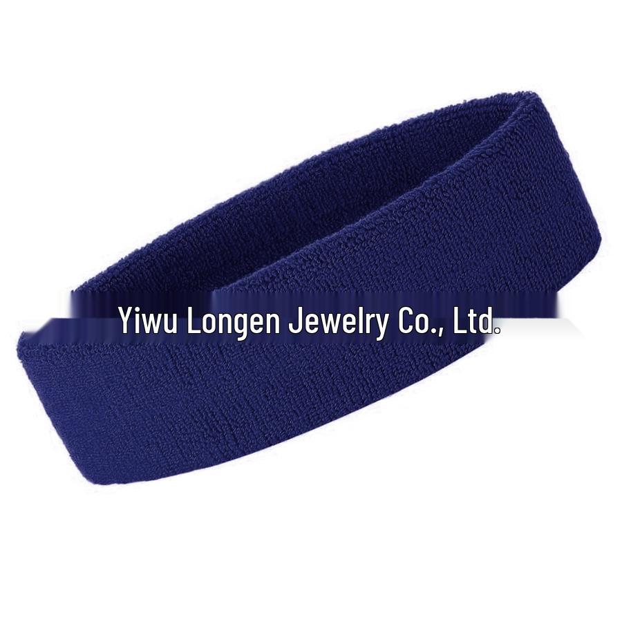 Unisexowy Opaska Sportowa Absorbująca Pot do Fitnessu i Jogi - Modna Opaska do Włosów