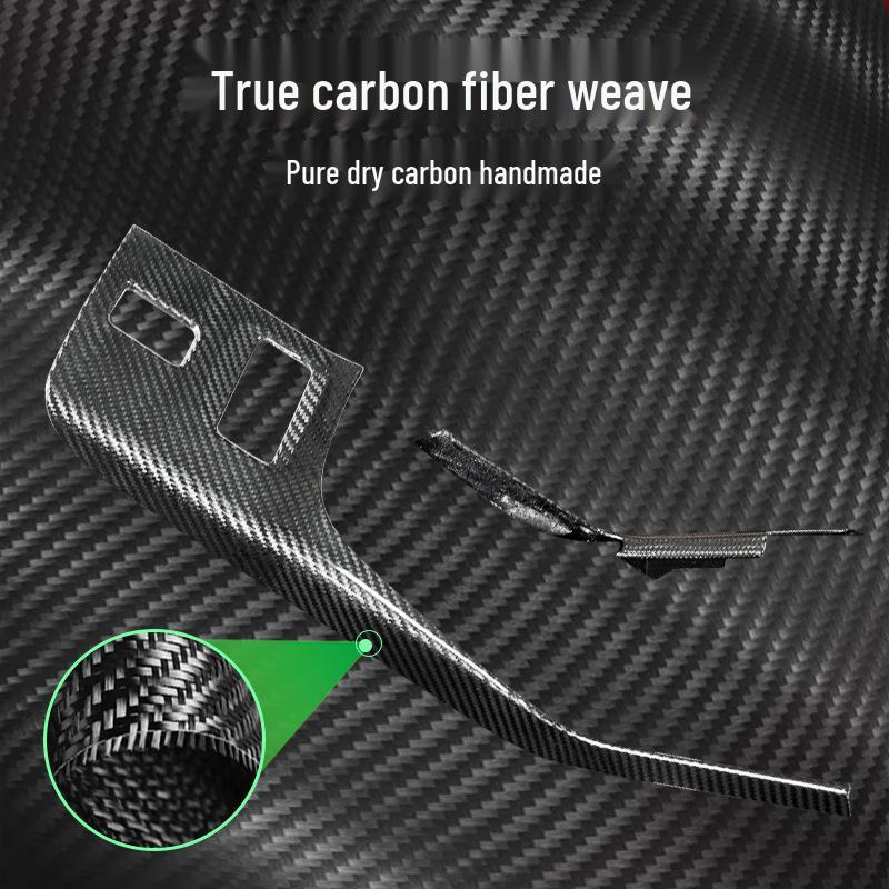 Tantan Carbon Fiber Gear Shift Panel for 2022 Toyota 86 & Subaru BRZ Interior Modification