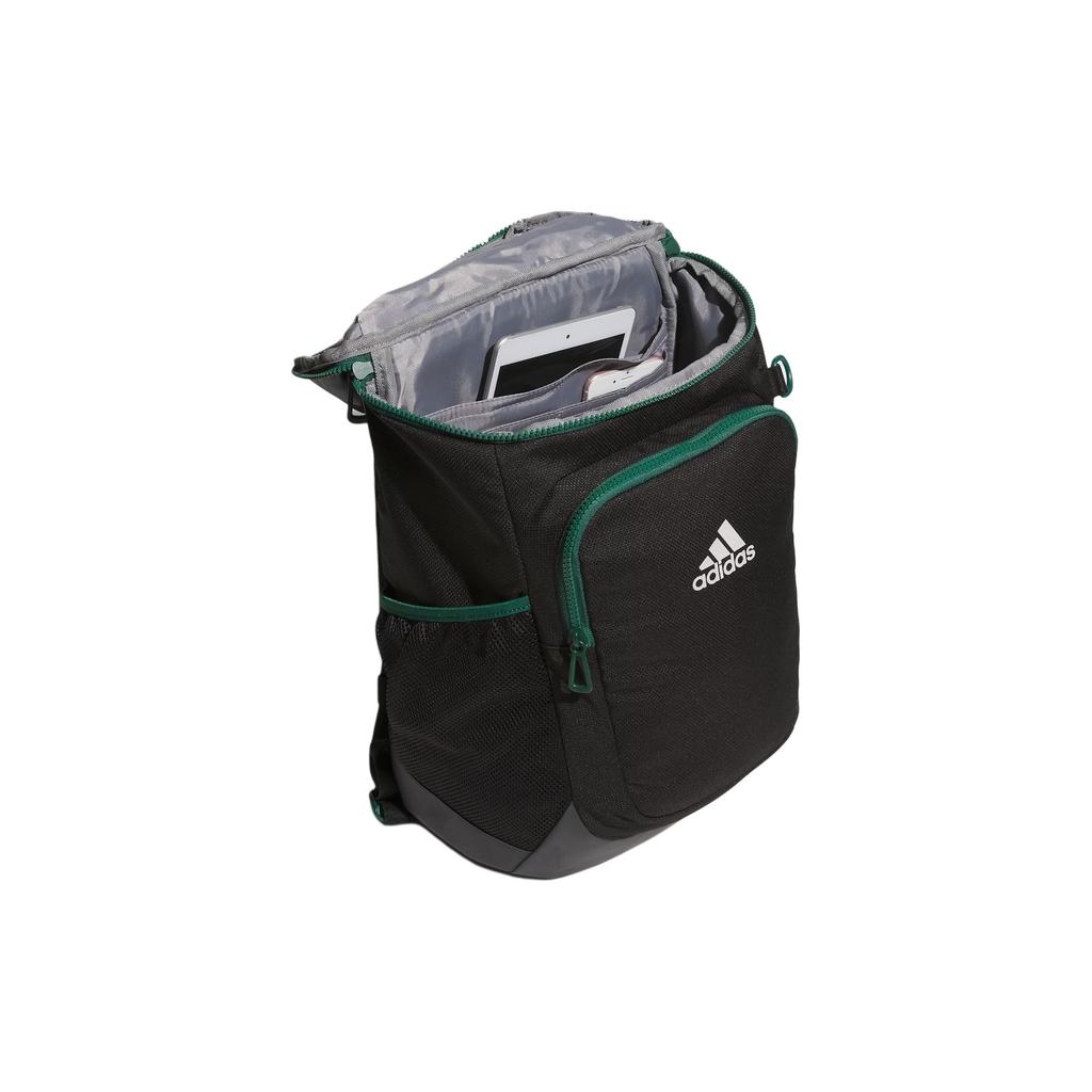 Adidas Logo Zipper Closure Recycled Polyester Backpack Men Backpacks Black IM5199