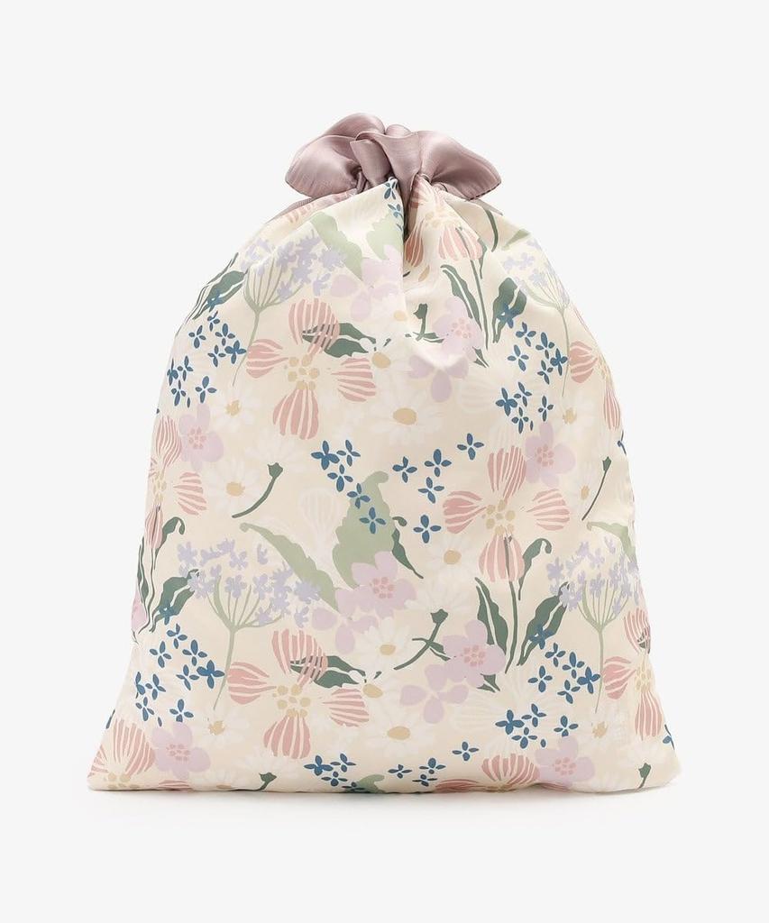 Afternoon Tea Living JR86 Flower Drawstring Pouch Set, Pink