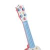 Kids Guitar Toy Plastic Cartoon Pattern Educational 4 String Playable Ukulele Toy for Boys Girls