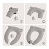 Collapsible Bear Shaped Baby Cartoon Travel Folding Potty Seat Compact Design Easy To Clean Ergonomic Support