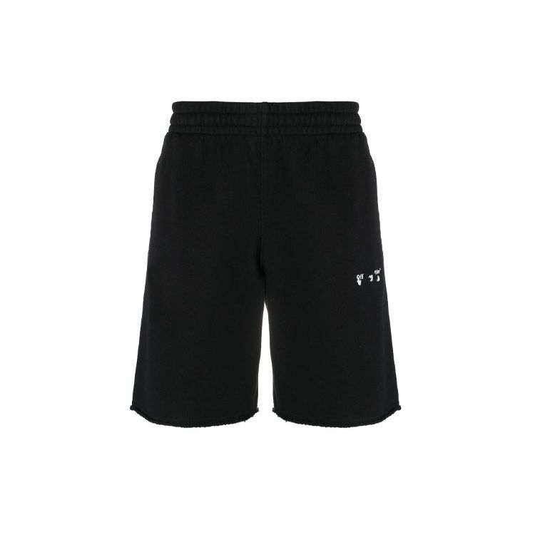 

Off-White Спортивные шорты с логотипом Черные/белые мужские брюки OMCI006R21FLE0051001 XL