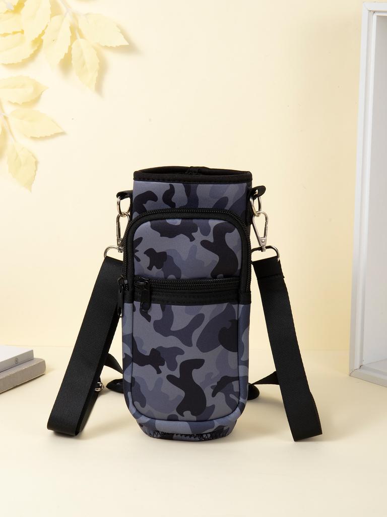 1pc-outdoor Sports Kettle Cup Cover Portable Portable Thermos Belt Jacket