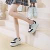 Panda Color Scheme Platform Single Shoes Women's Spring and Autumn 2025 New Little White Shoes Casual Small Fragrant Wind Board Shoes Popular Wome
