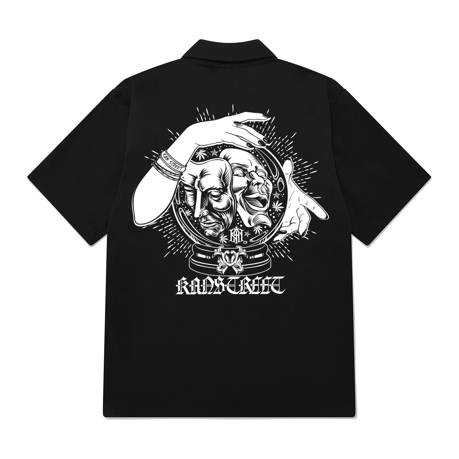 Khan 6312 Kysb0139 Рубашка с коротким рукавом Sorcery Черная Black/L