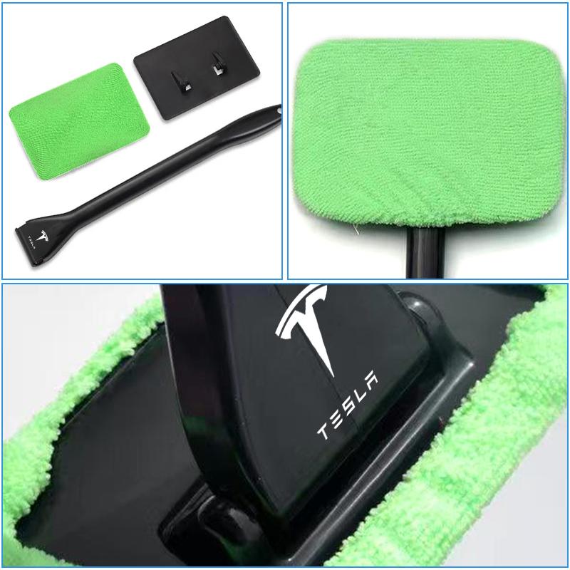 Car Window Cleaner Brush Kit Windshield Cleaning Wash Auto Tool For Tesla Model 3 Model S Model X Model Y Roadster Bonina Coil