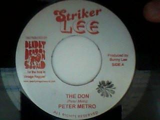 

7inch Record PETER METRO - The Don none Striker Lee Jamaica Reggae, Ska & Dub Used