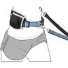 Laisse de Jogging pour Chien avec Ceinture Ventrale bleu