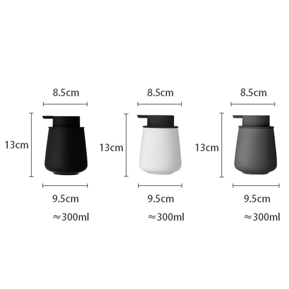 Ceramic Soap Pump Dispensers 300ml Hand Soap Dispenser Minimalist Lotion Soap Bottle  Travel
