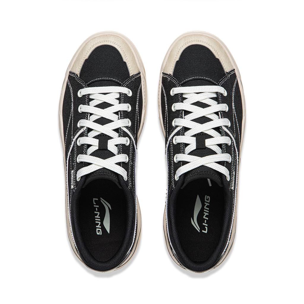 Li Ning Light Sail Skateboard Shoes Unisex Low top Black AGCW047-1