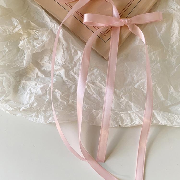 Long Bowknot Hair Clip 2000s Style Hairpin Sweet Balletcore Bunches Hair Clips