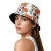 Mushroom Print Reversible Bucket Hat Women Men Summer Outdoor Sunscreen Fisherman Hat Unisex Fashion Decorate Sun Panama Hip Hop