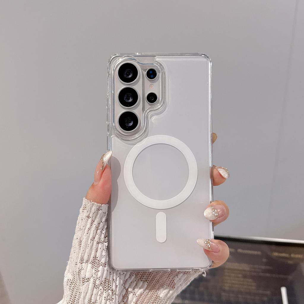 Acrylic Magnetic Phone Case for Samsung Galaxy S26 S2 S24 S23 S22 Ultra Plus FE A7 A6 A A37 A36 A17 A16 A07 06 Cover
