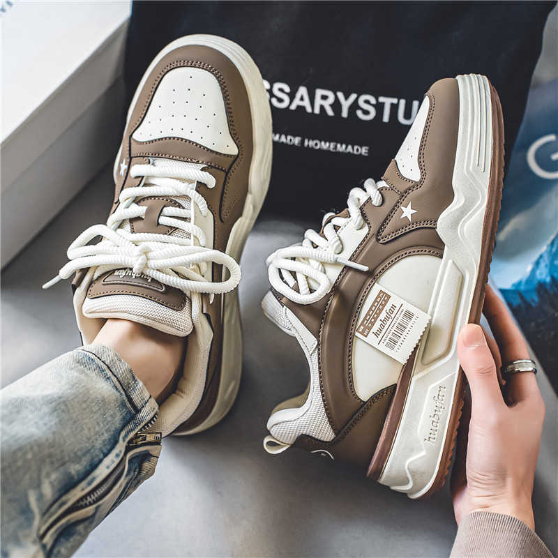 Fashion Thick Bottom Round Toe Mens Sports Shoes Therapeutic Fashionable Teenage Sneakers Brand Luxury Luxus Sapatenos Holiday