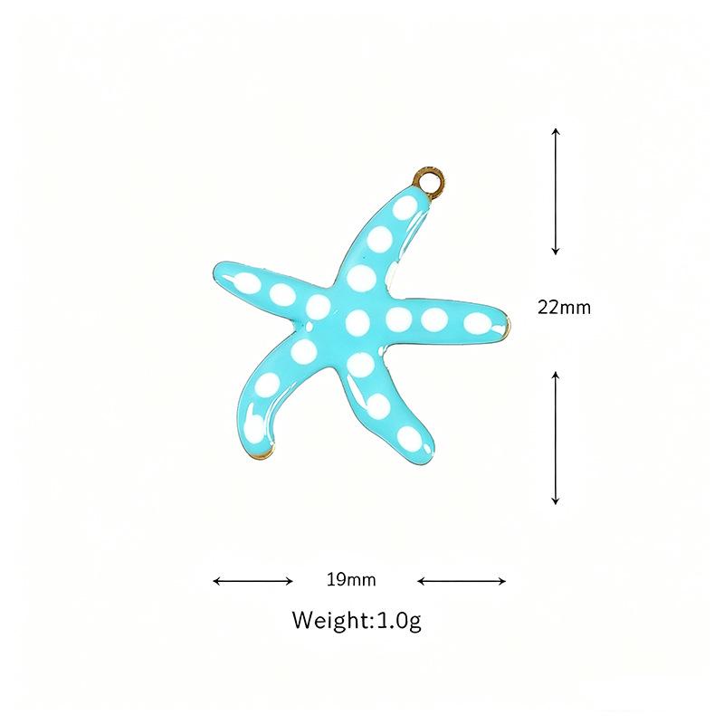 Stainless Steel Ocean Fish Starfish Pendant Necklace & Earring Accessories