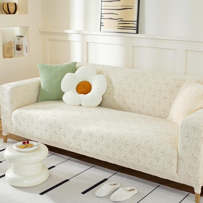 Sofabezug Rundum eingewickelt Einfacher Sofabezug Universal Sofa Schonbezug Sofakissenbezug Stretchbezug Stoff Anti-Kratz