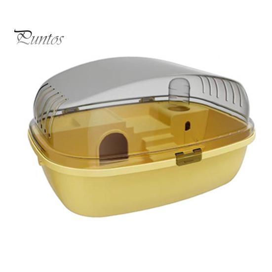 

Клетка для хомяка, съемный домик для хомяка, панорамный вид на 360 градусов, клетка для мелких животных, ящик для разведения домашних животных для хомяков, ежей, шиншилл жёлтый