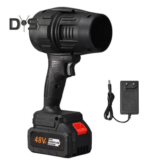 

Высокоскоростной канальный вентилятор, турбореактивный вентилятор, электрическая сушилка, мощный вентилятор с бесщеточным двигателем, портативный вентилятор для удаления пыли и выдувания листьев US Plug чёрный