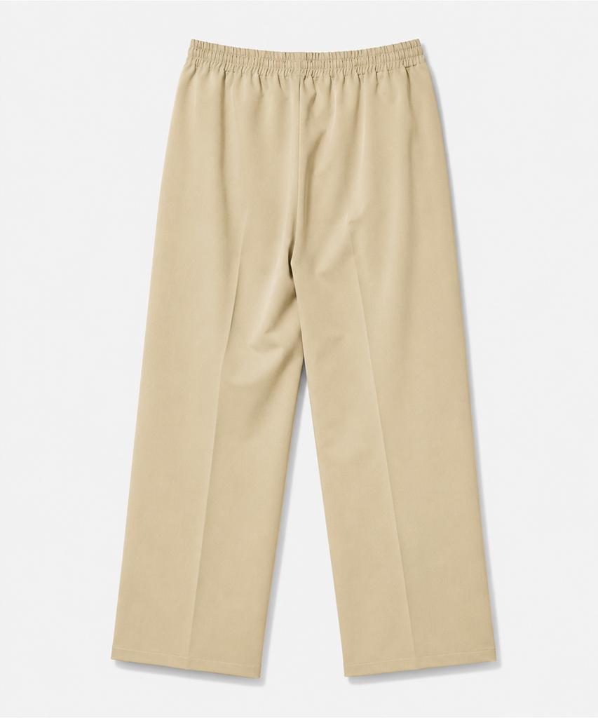 LENGAGEMENT Two-Tuck Wide Banded Slacks [Oil Green]