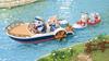Sylvanian Families Vehicles [Captain Seal's Exciting Boat Set] V-08 ST Mark Certified, Ages 3 and Up, Toy Dollhouse, Sylvanian Families, Epoch