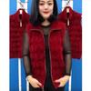 Imitation Mink Velvet Vest For Young Moms Stylish New Sleeveless Waistcoat Short Plus Size Outerwear For Middle-Aged Women