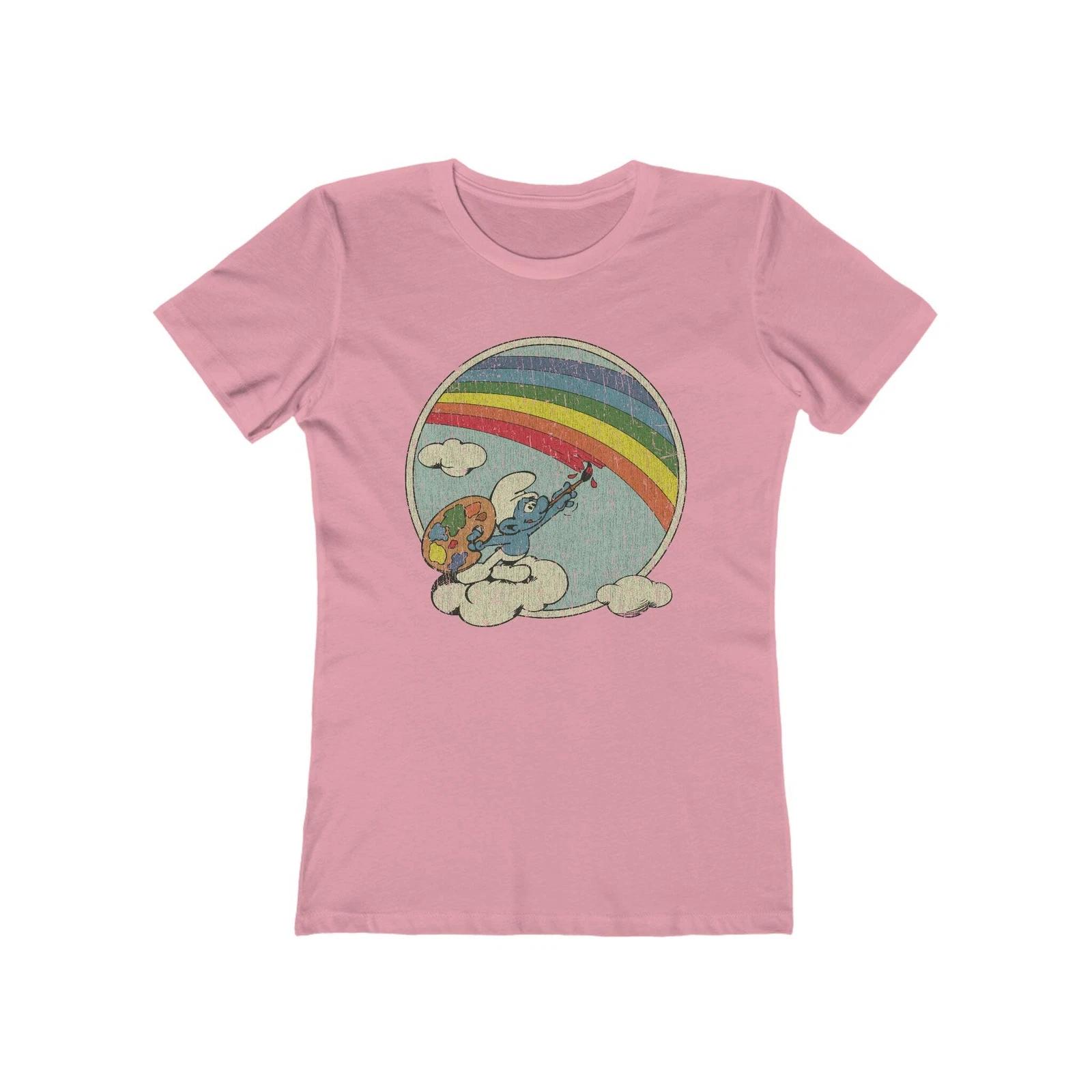 Paint Your Own Rainbows 1982 Vintage Women s T shirt S