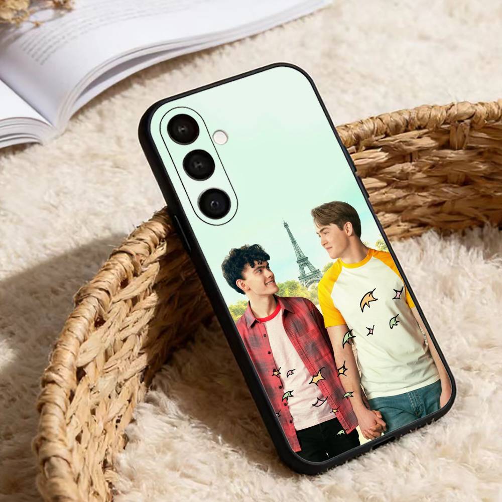 Heartstopper Nick Charlie Stars Phone Case For Samsung Galaxy A20,21s,22,31,32,52,53,72,73,80,91 Soft Black Shell