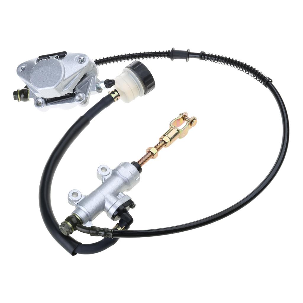 Rear Foot Disc Brake MasterCylinder Assembly Reduce Brake Disc Temperature for 110cc 125cc 150cc 200cc 250cc ATV Durable