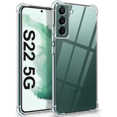 Schutzhülle - BOOLING - für Samsung Galaxy S22 - Silikon - Slim - Stoßfest - Transparent