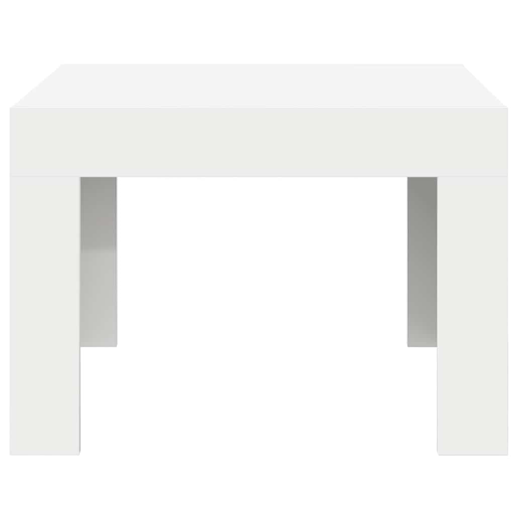 White Coffee Table 50 x 50 x 35 cm Particleboard