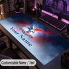 Custom Text Big Mousepad, Extended Desk Pad For Laptop Work GameCrystal Palace