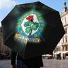 Blackburn-Rovers Crest Automatic Folding Umbrella - 8-Rib Travel Umbrella with Auto Open/Close & Portable Gifts for holidays or birthdays