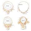 Imitation Pearl Beach Shell Waistband Adjustable Women's Necklace Shell Starfish Waist Chain  Women