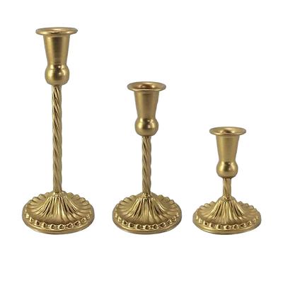 Porte-bougie Candélabre Candélabre de table Bougeoir en métal Ornement décoratif pour Festival Banquet Fêtes Mariage Maison