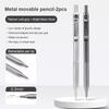 0.3 0.5 0.7 mm Full Metal Mechanical Pencil Low Center of Gravity Retractable Nib Automatic Pencils Art Drawing Sketch Pencil