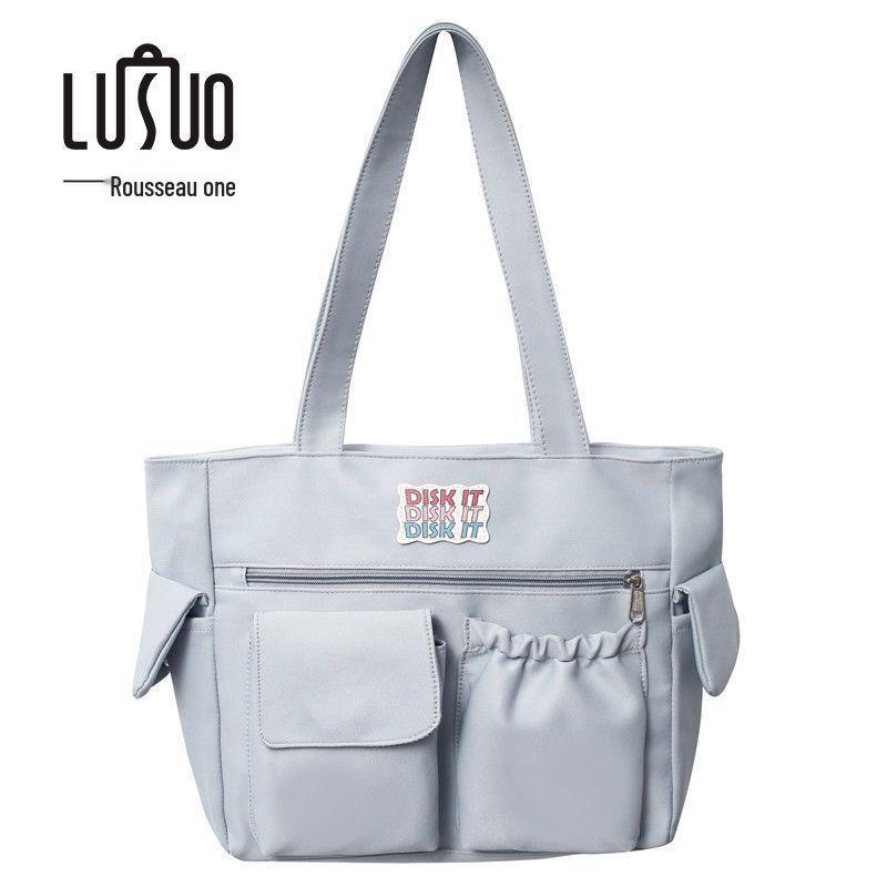Fashionable Lightweight Mom and Baby Tote Bag with Multi-Compartment Design