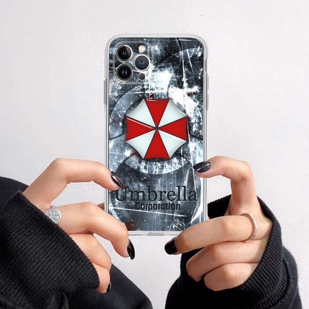 Pouzdro na telefon Umbrella Corporation pro iPhone 16 15 8 7 6 6S Plus X SE XR XS 14 11 12 13 Mini Pro Max
