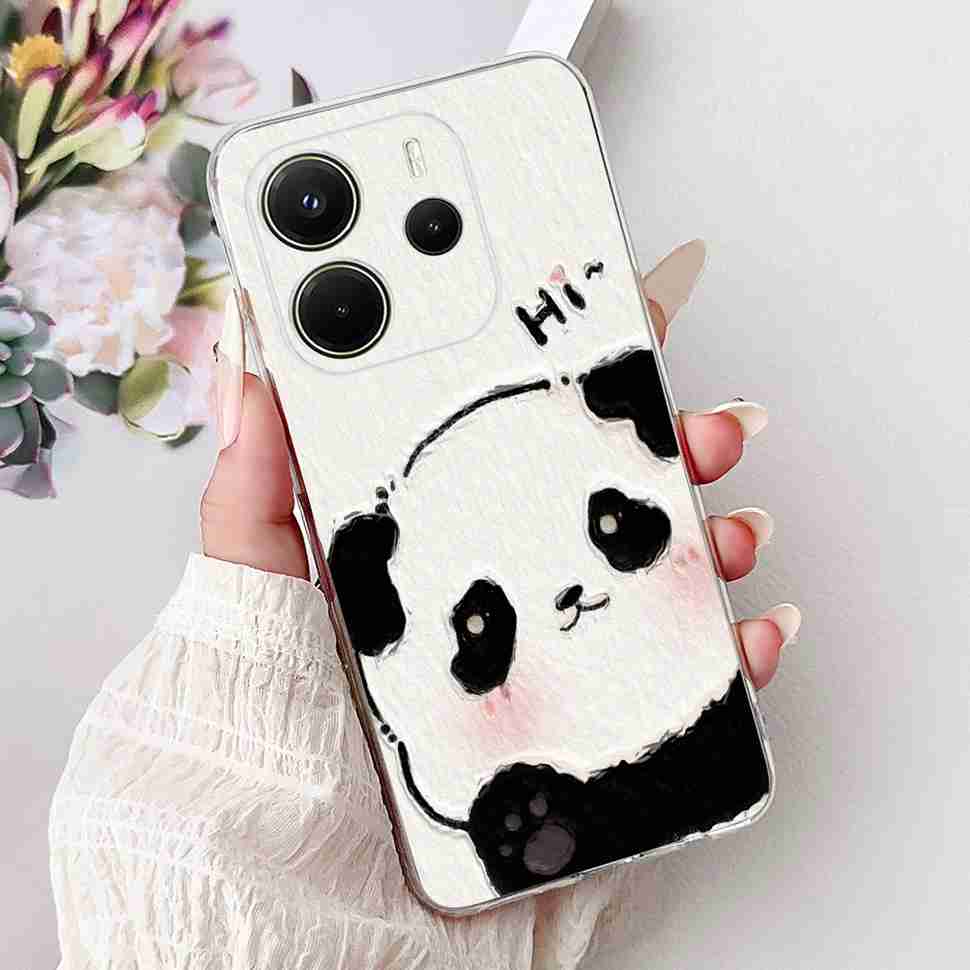 

For Xiaomi Redmi Note 14 EU 4G Case Fashion Animal Cover Silicone Soft TPU Phone Case For Redmi Note 14 Note14 Full Coque Bumper Redmi Note 14 EU