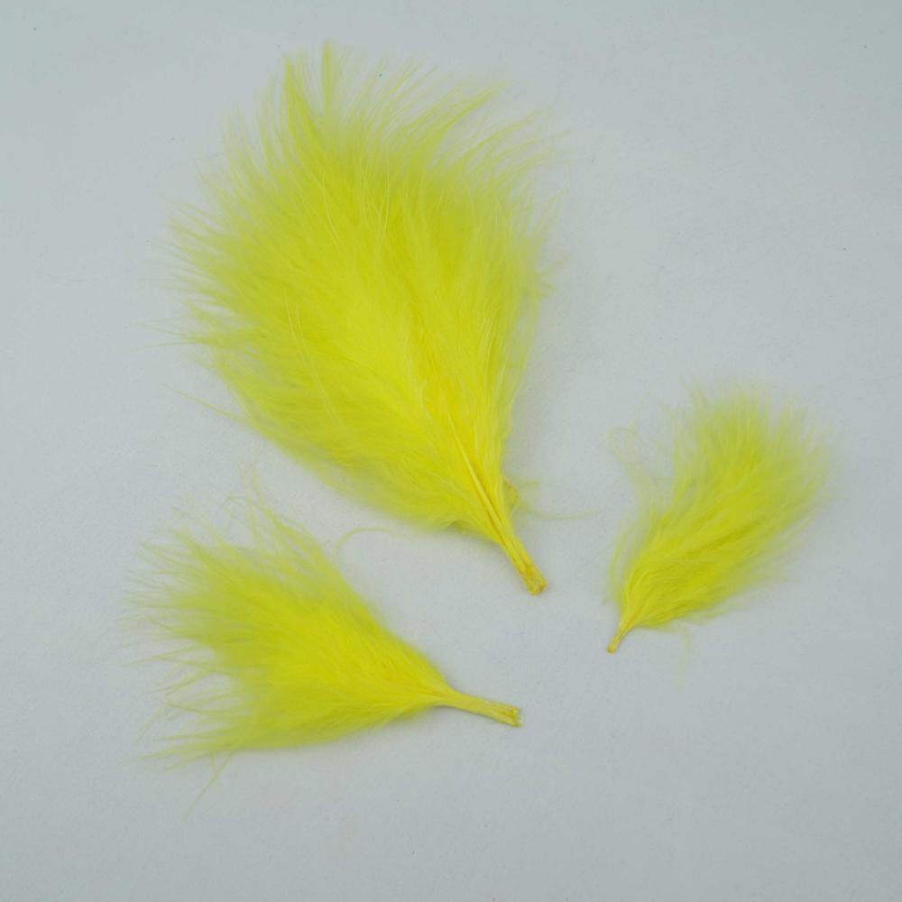 FeatherYellow Feathers for Crafts, 31 Styles Natural Pheasant, Rooster, Duck Feathers Bulk for Costume DIY, Fly Tying,Party Decoration