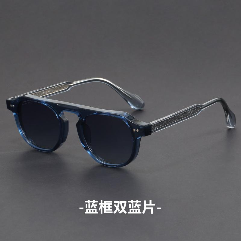 New Retro Punk Men Polarized Sunglasses Women Vintage Round Glasses in Trend Luxury Design UV400 Sun Shades For Fishing Driving