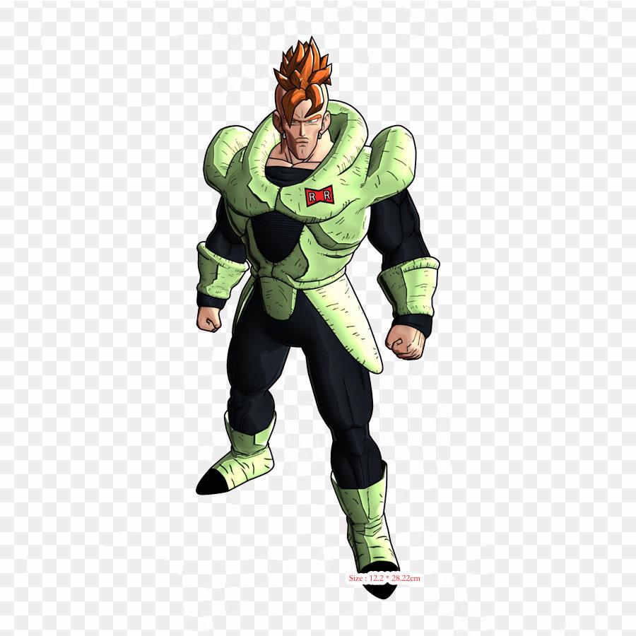 Lapper for klesveske stryke på termiske klistremerker Android 16 17 18 Art Akira Toriyama Android 16 mønster Vaskbar varmeoverføring