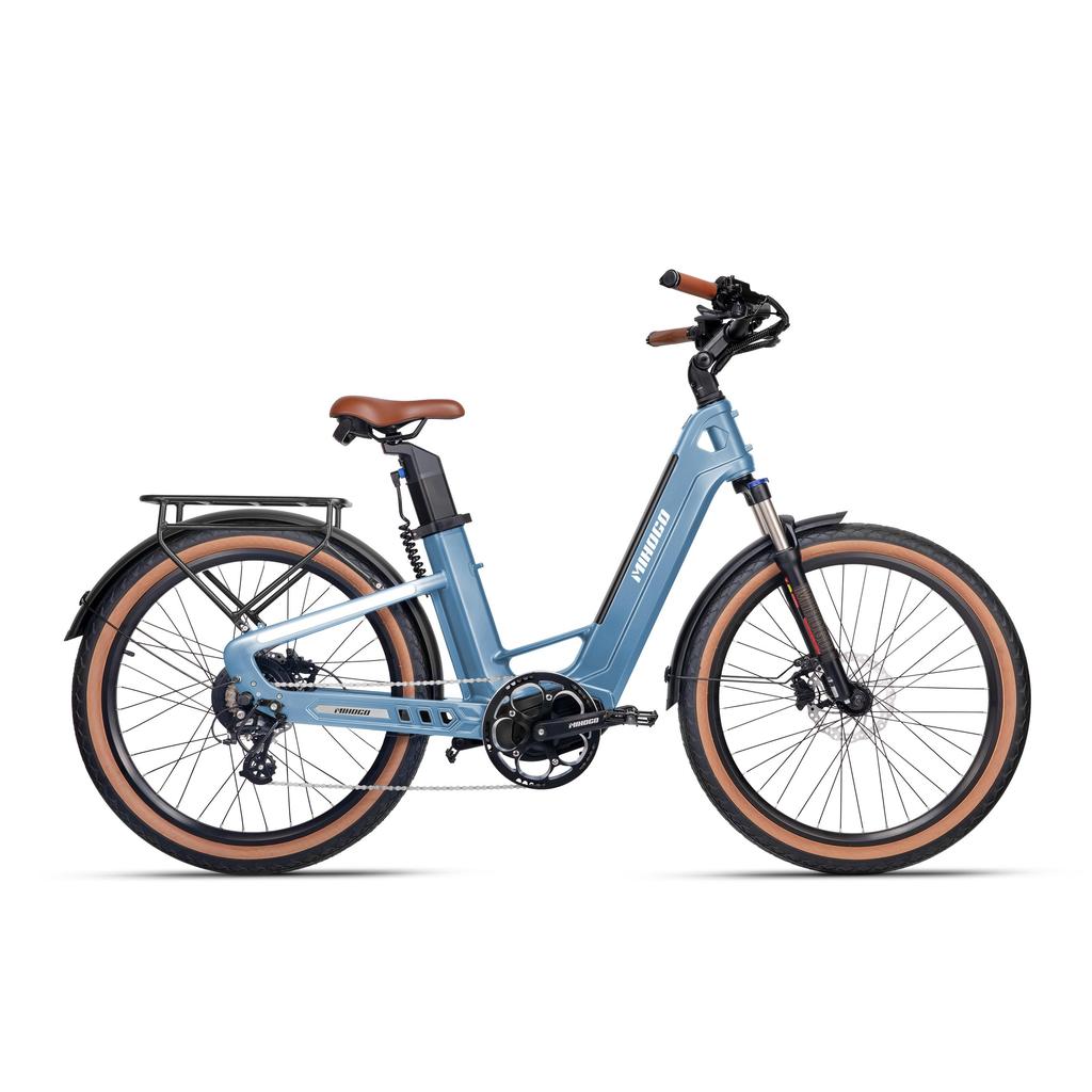 MIHOGO AIR 48V 19.2ah Carbon Fiber Long-Range Electric Bicycle,26-inch,750W Motor,Maximum Assist Range Up To 190km.