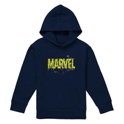 Marvel Childrens/Kids Slime Logo Pullover Hoodie