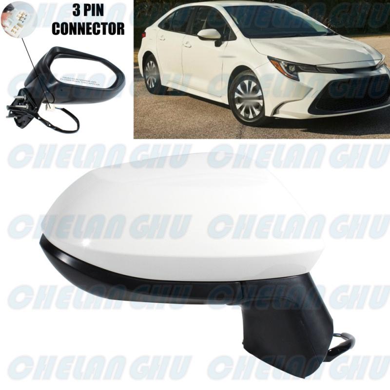 Right Side For Toyota Corolla US Version 3 P White Painted Heated Mirror Assembly Car accessories